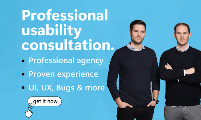 provide professional usability testing consultation