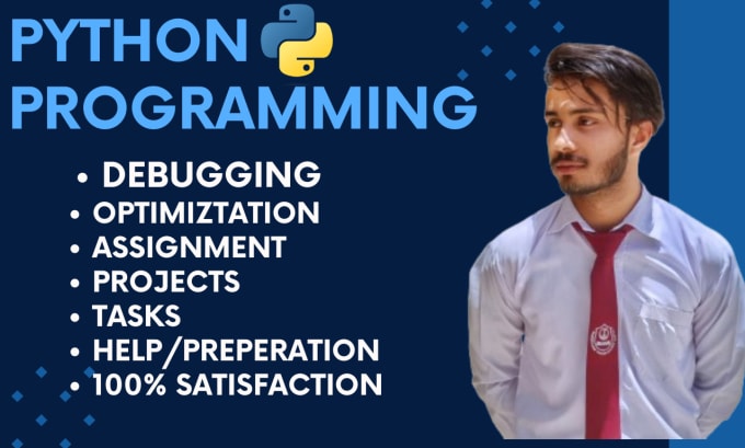 Do python programming and debugging by Qureshi108 | Fiverr image.