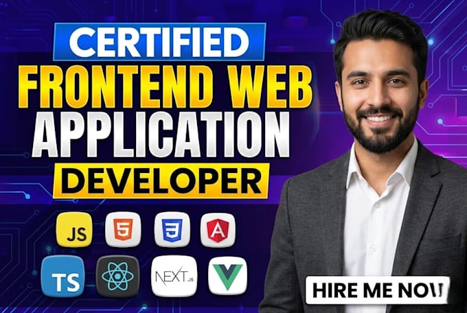 be modern and professional frontend developer using HTML CSS bootstrap and react