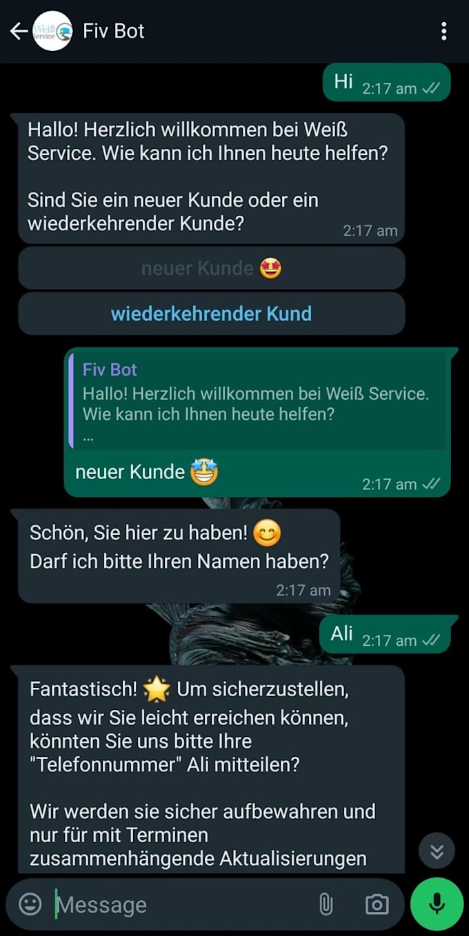 create web chat widgets, whatsapp bots, and discord bots