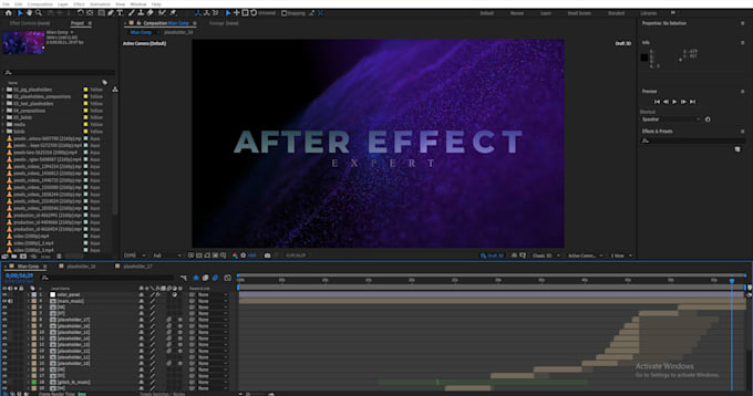edit after effect template, logo animation, video editing in adobe after effects