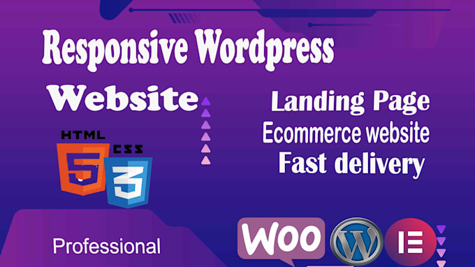 develop wordpress website design create redesign ecommerce woocommerce site blog