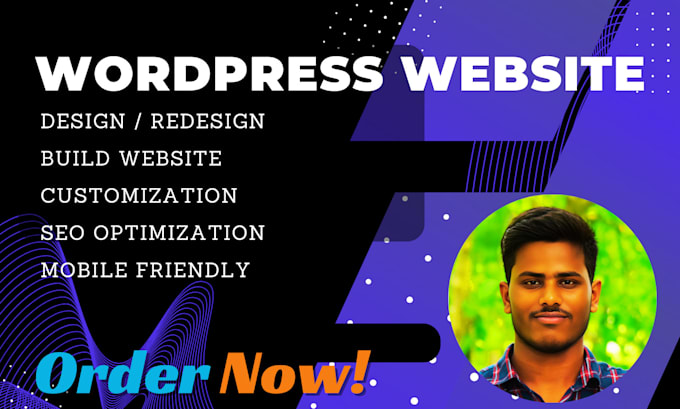 build , design , clone , mobile friendly wordpress website