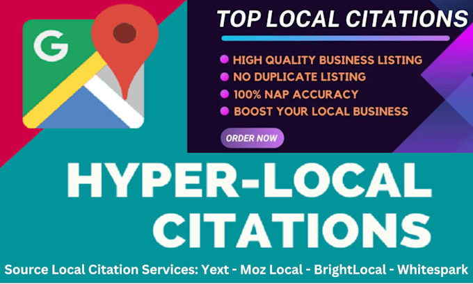 manually hyper local citations and directory submissions