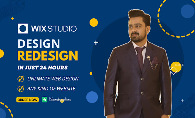 design wix website redesign develop wix website wix studio