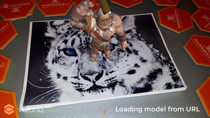 create augmented reality vuforia cloud recognition application