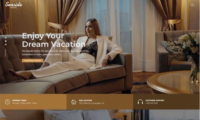 design short term rental website airbnb hotel booking vacation rental listing