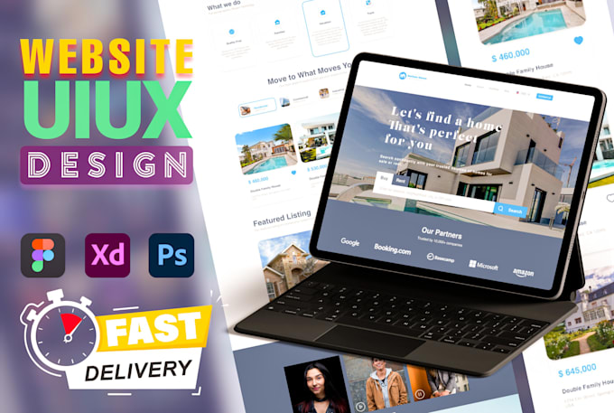 Design creative ui website layout in psd, figma, xd by Imhmjr | Fiverr