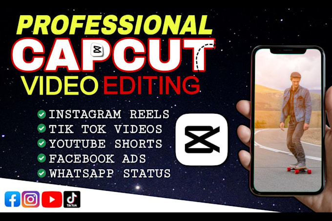 edit capcut template for tiktok and reels for you
