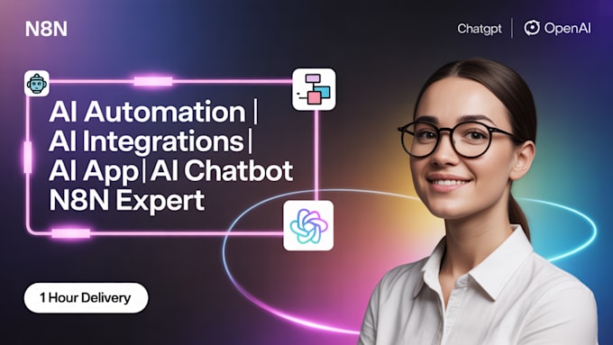 be your ai automation, ai integrations, ai app, ai chatbot, n8n expert