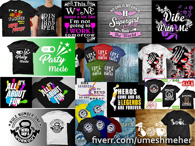 make an eye catching custom tshirt graphics