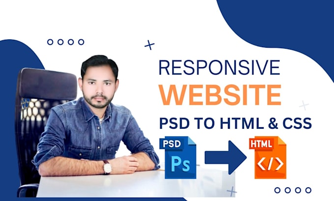 create and design a responsive website using HTML and CSS