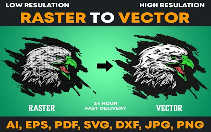 convert your sketch or existing logo to vector