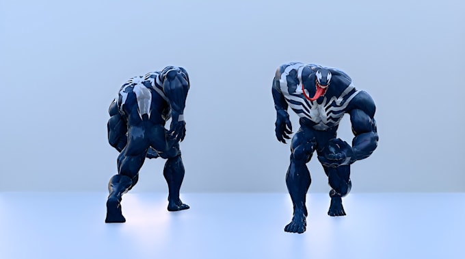 create 3d game character animations for unity or ue5
