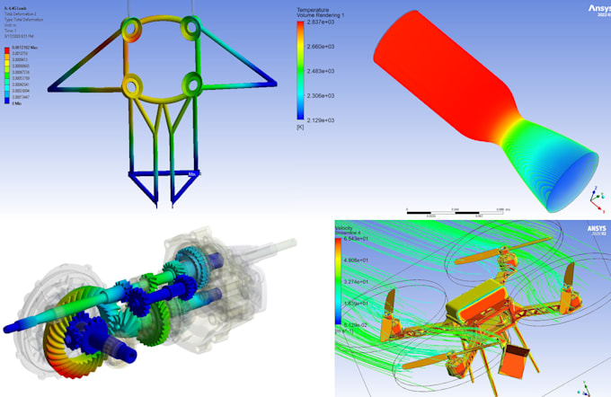 Do cfd and fea engineering analysis in ansys fluent, solidworks, abaqus ...