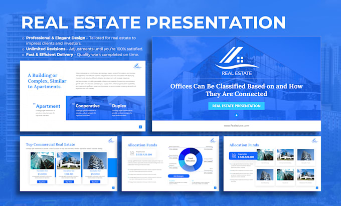 design a compelling pitch deck for real estate professionals