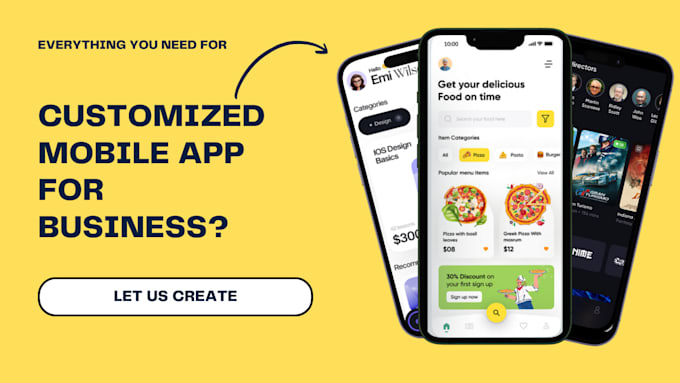 develop custom mobile apps with scalable backend