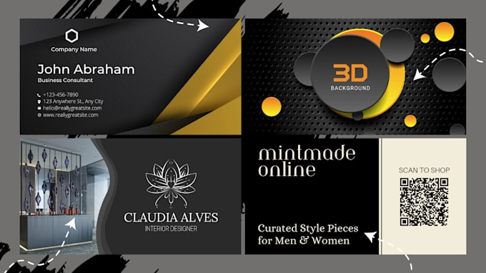 luxury business cards with qr codes