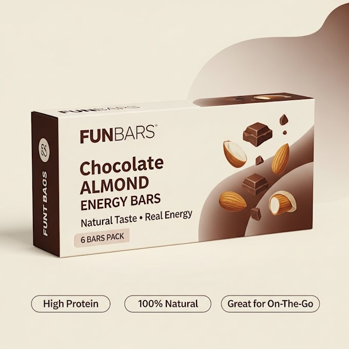 create label design and box packaging ready for printing