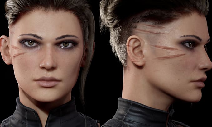 Realistic Character Rigs Do 3d character modeling realistic character character design game ...