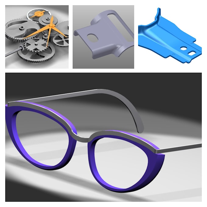 provide professional 3d cad design with creo parametric