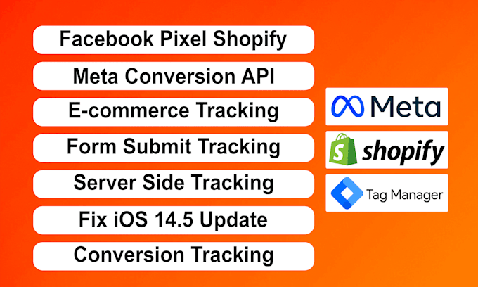 setup facebook pixel shopify, fix meta pixel conversion API shopify