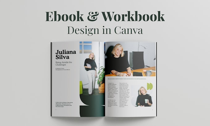 design workbook, ebook, lead magnet, and canva template