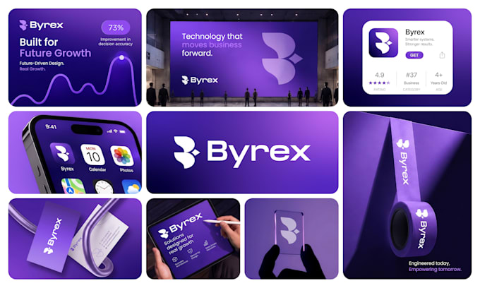 design modern minimalist business logo with brand identity