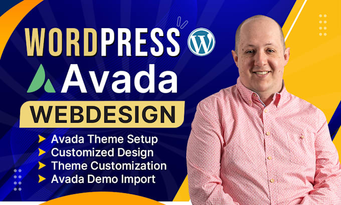 make a professional website using the wordpress avada theme