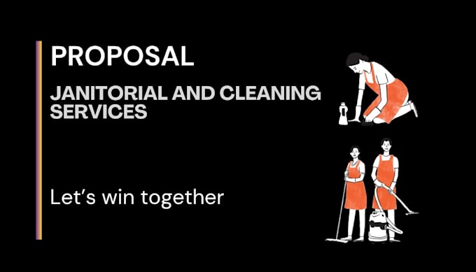 deliver exceptional janitorial cleaning services proposal