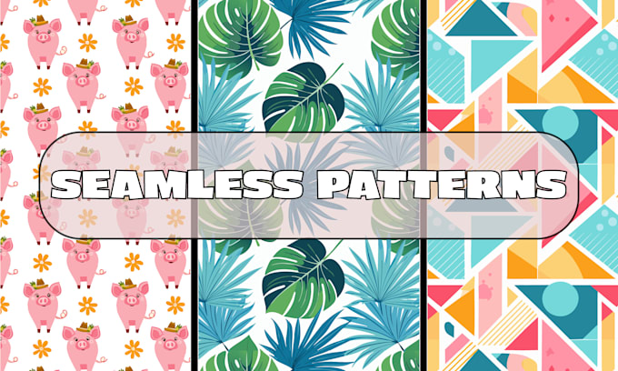 Create seamless pattern for textile print or package by Elifbice | Fiverr
