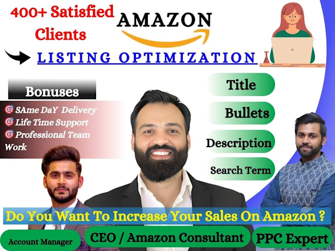 pro amazon listing optimization, SEO expert, PPC optimization for private label