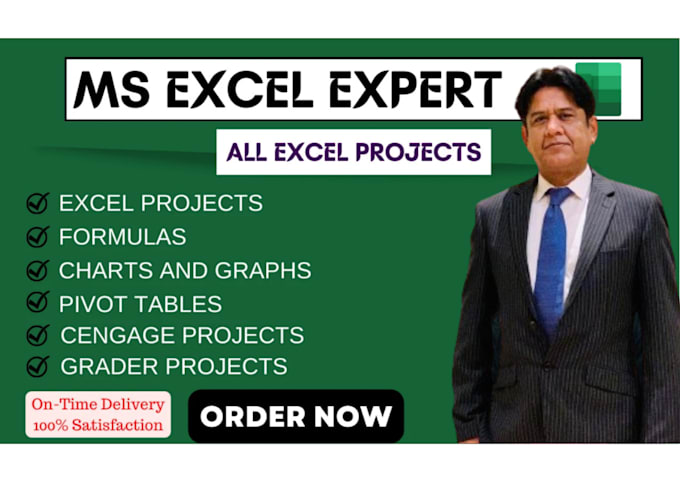 do all excel projects, cengage, formulas and grader projects urgently