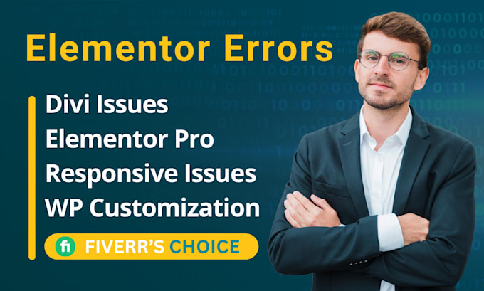 fix elementor issues errors bugs, responsive, CSS, divi builder and maintenance