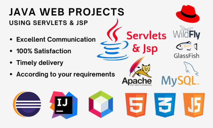 Do java jsp servlets projects, java ee web apps pages efficiently by ...