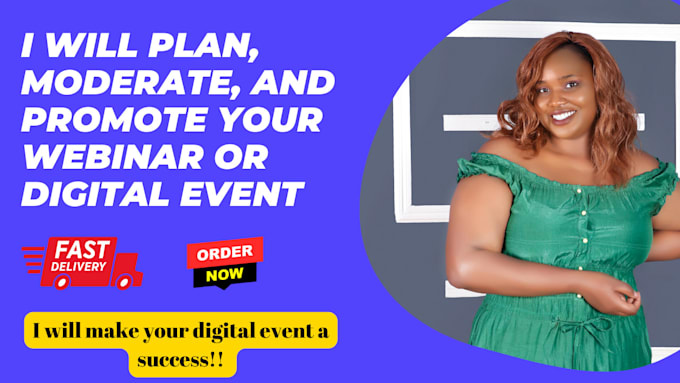 professionally set up, moderate, and market your webinar