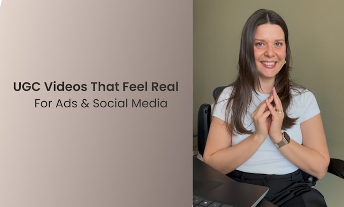 create natural ugc videos in english
