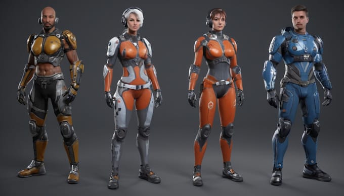 texture and create skins for your 3d game character