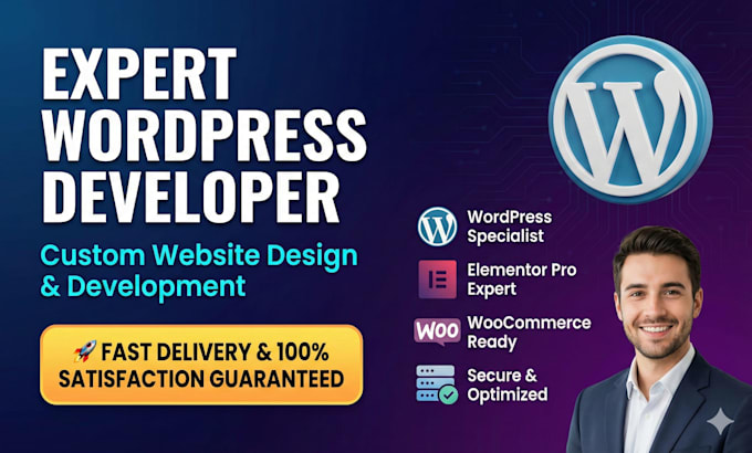 build modern wordpress websites for you