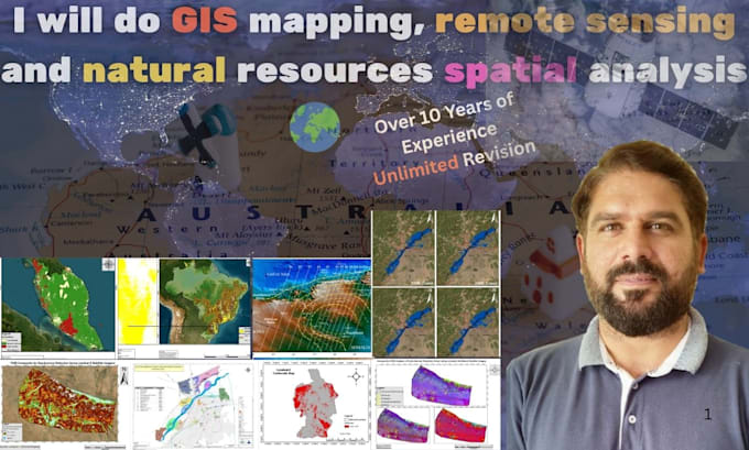 gis mapping, remote sensing analysis of natural resources