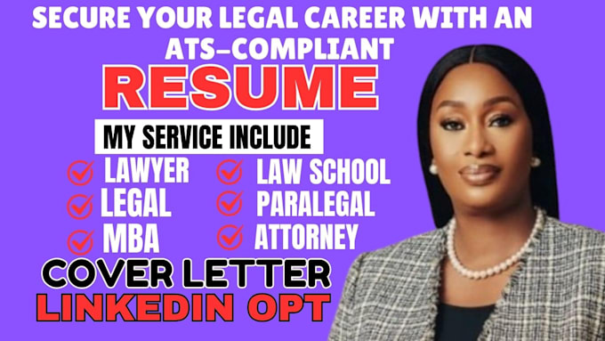 edit law, legal, lawyer, attorney, barrister, paralegal, MBA, law school resume