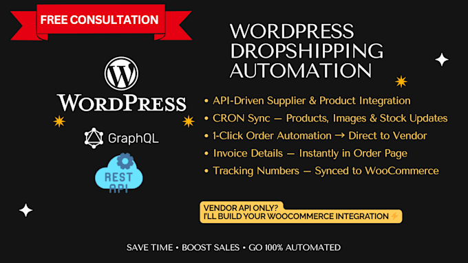 develop custom wordpress woocommerce plugin vendor API integration