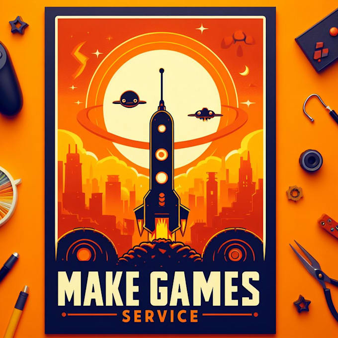 make 3d unity game for you