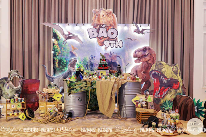 design party backdrop with any given themes