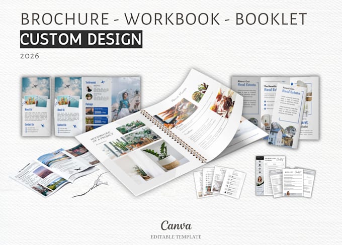 design professional ebook, company profile, brochure,booklet