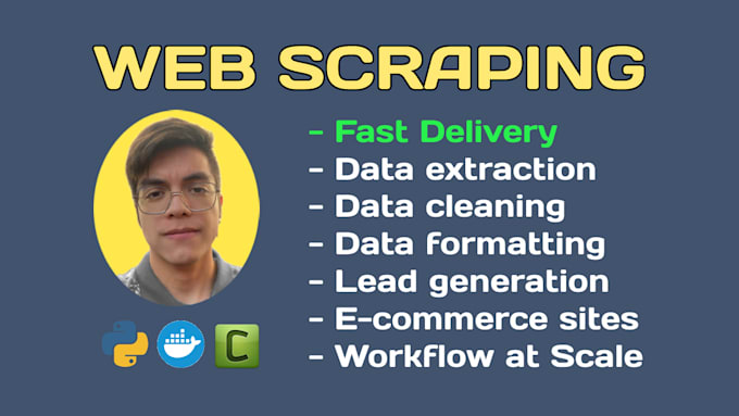 do web scraping with python at scale from websites
