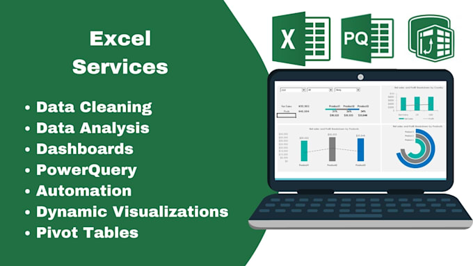 Create excel dashboard with automated backend data by Ozscar | Fiverr