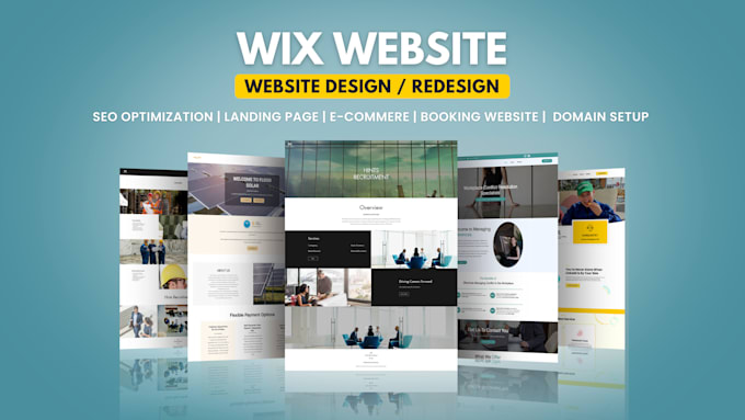 design, develop or redesign your business, ecommerce wix website