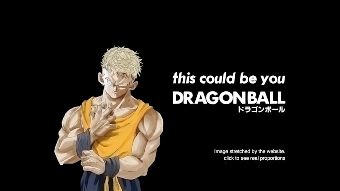 draw custom dragonball z character art, 90s anime illustration
