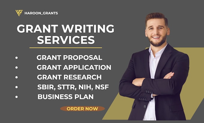 write grant proposal for sbir, nih, nsf, dod and usaid grants